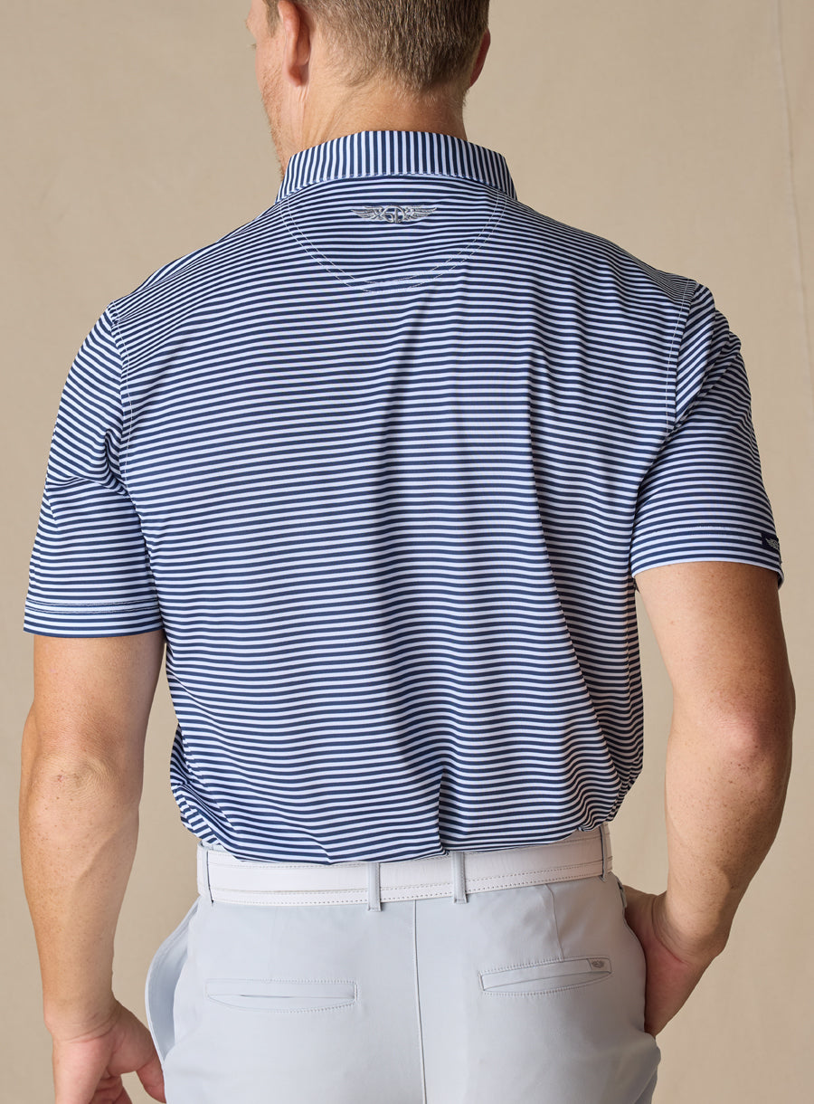 Del Mar Stripe Polo
