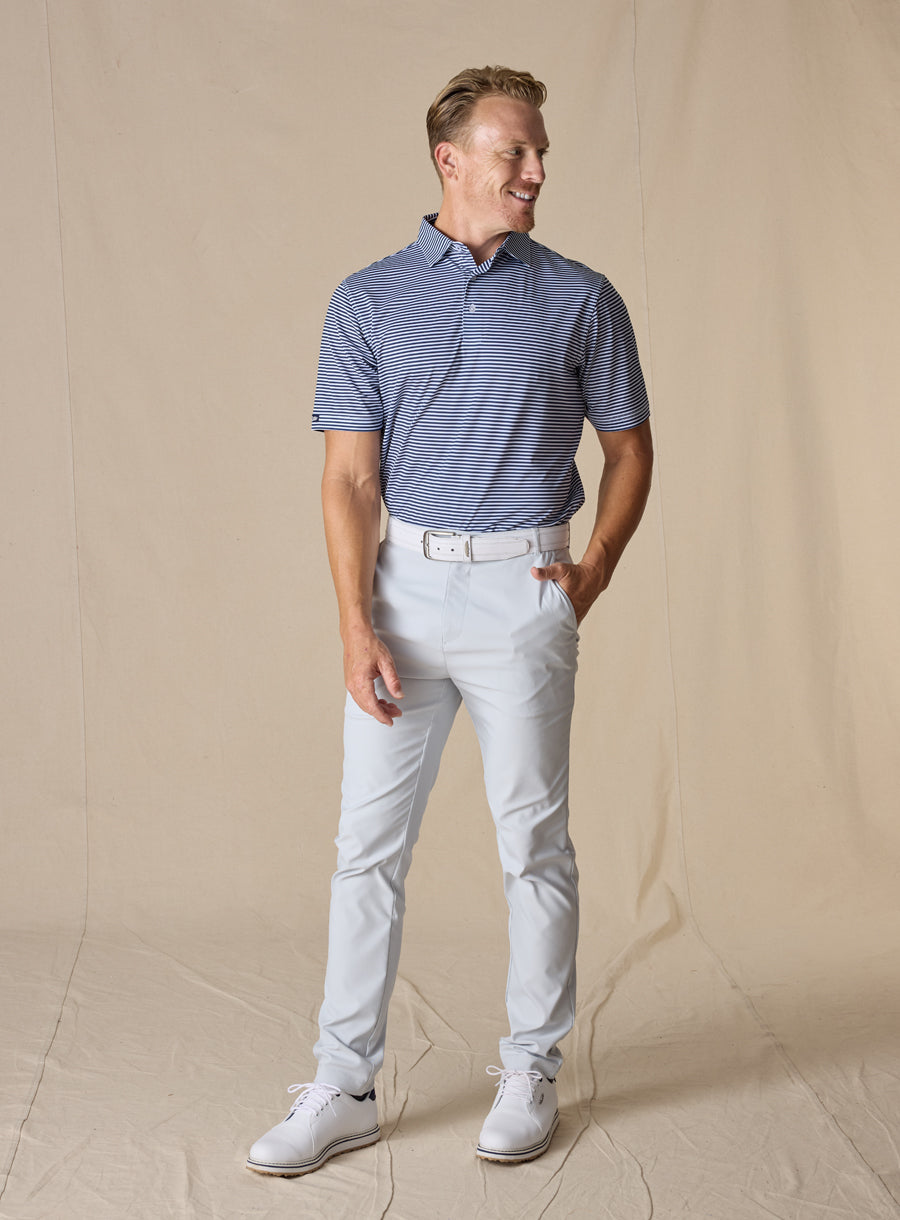 Del Mar Stripe Polo
