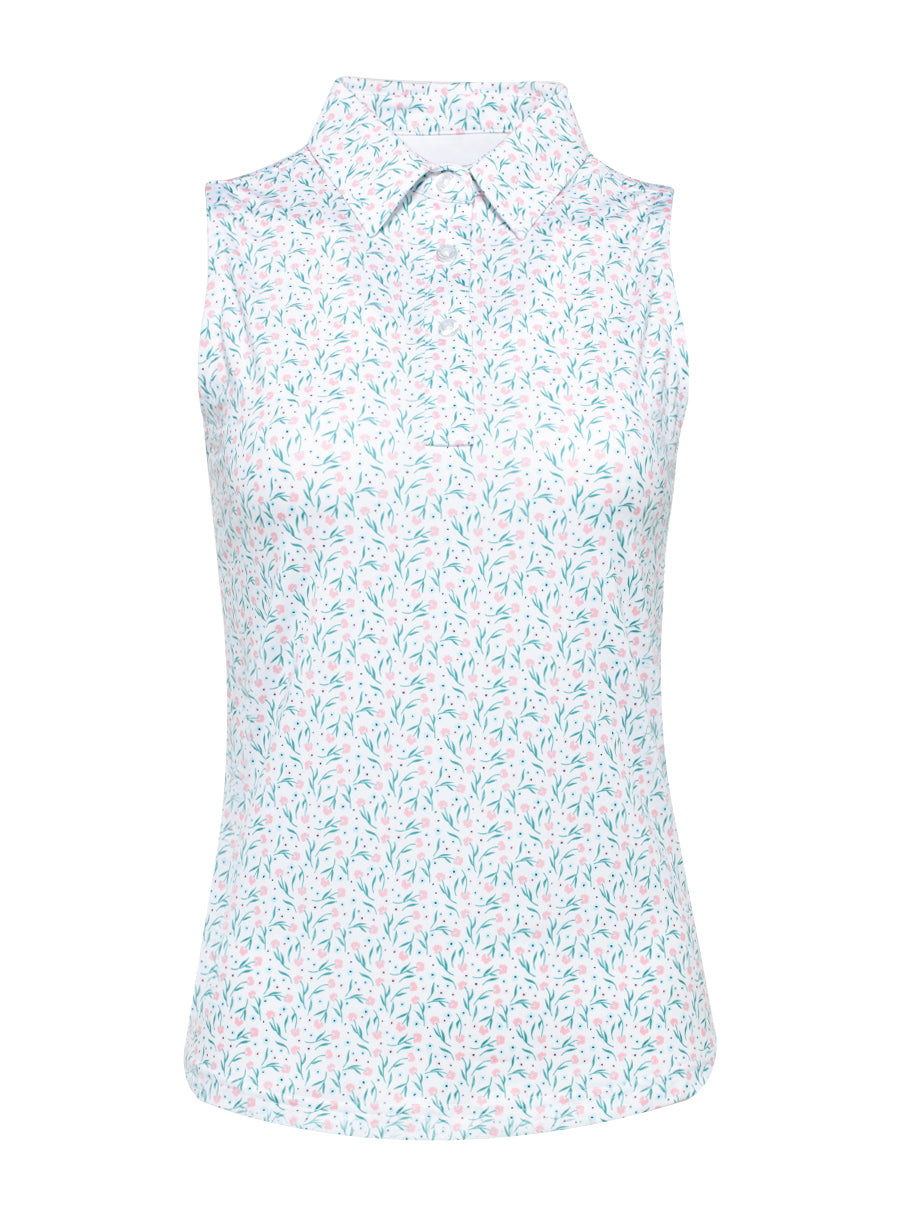 Freya Sleeveless Polo
