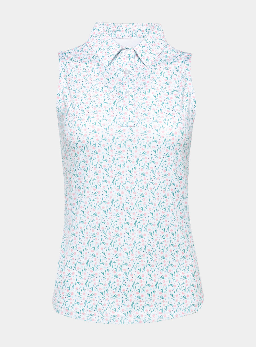 Freya Sleeveless Polo
