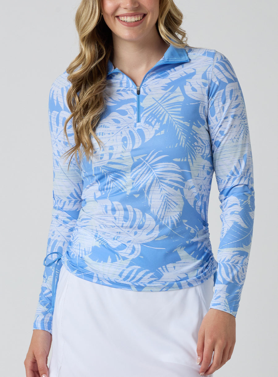 Flora Quarter Zip
